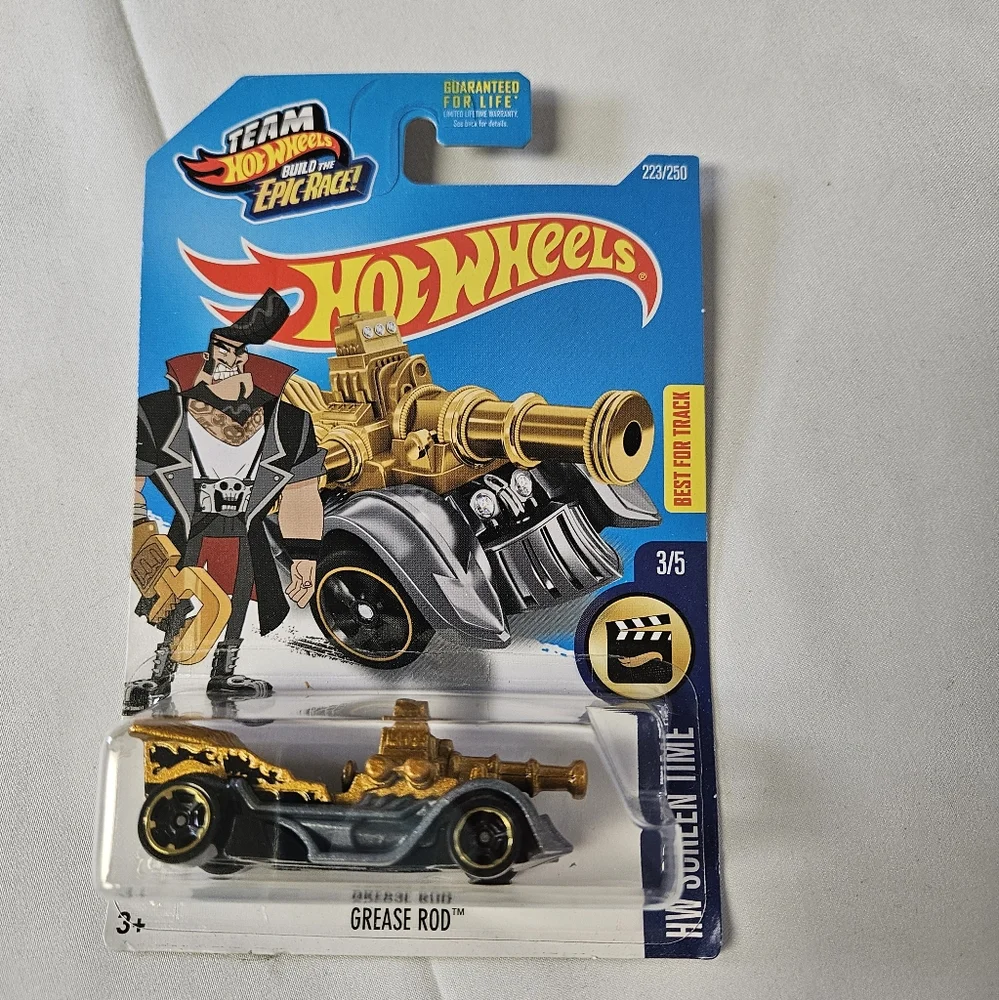 2016 Hot Wheels Treasure‎ Hunts Grease Rod Limited Edition #223 Of 250